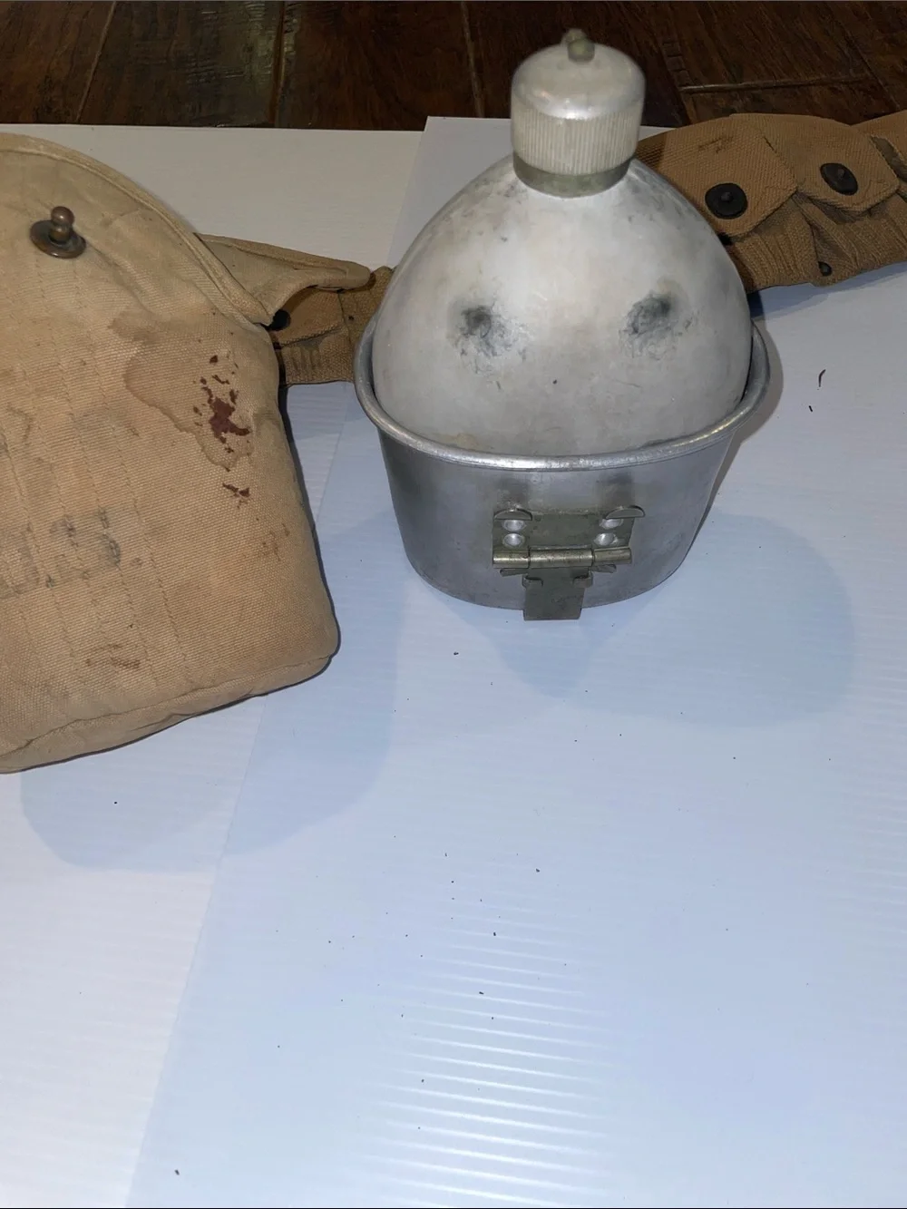 VTG 1942 WW11 Mills Ammo Belt with Canteen